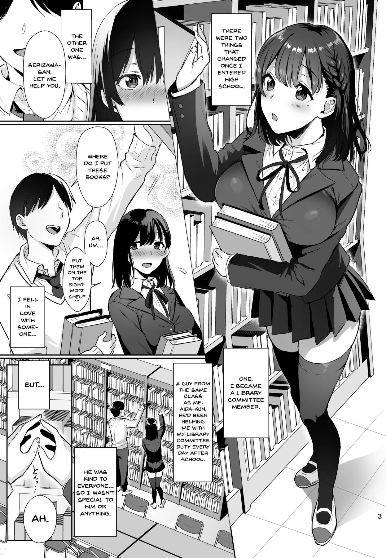 Hentai Manga Comic-The Library Girl-Read-2